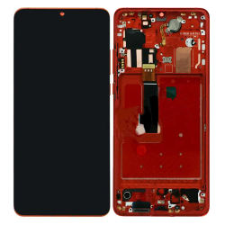 HUAWEI Ecran Huawei P30 Pro Rouge Sur Châssis (Reconditionné) avec Empreinte Digitale