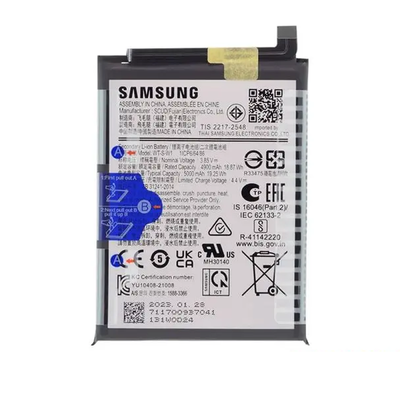 Samsung Batterie WT-S-W1 Samsung Galaxy A14 5G (A146) / A22 5G (A226) / A04 (A045) /A04e (A042) /M04 Samsung Batterie WT-S-W1 Samsung Galaxy A14 5G (A146) / A22 5G (A226) / A04 (A045) /A04e (A042) /M04