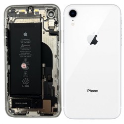 Châssis Complet iPhone XR Blanc - Connecteur de Charge + Batterie (Origine Demonté) - Grade B
