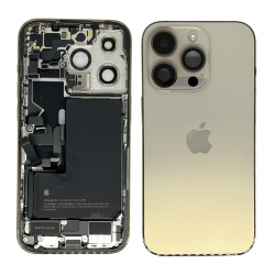 Châssis Complet iPhone 14 Pro Max Or - Connecteur de Charge + Batterie (Origine Demonté) - Grade A