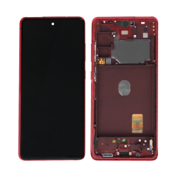 Ecran Samsung Galaxy S20 FE 4G/5G 2020 (G780/G781) Rouge + Châssis (Original Reconditionné)