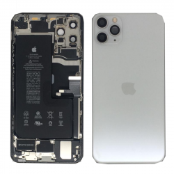 Chassis Complet iPhone 11 Pro Max Blanc - Connecteur de Charge + Batterie (Origine Demonté) Grade B