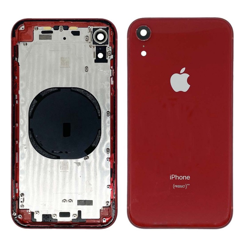 Châssis Complet iPhone XR Rouge - Connecteur de Charge (Origine Demonté) - Grade B