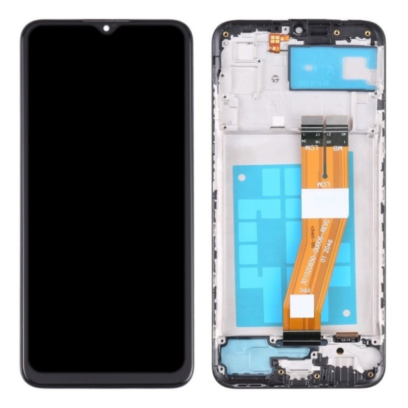 Samsung Samsung Galaxy A03 (A035G) - LCD + Châssis (Original) OEM - EU - Noir (REF.915)