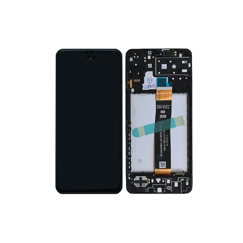 Ecran Samsung Galaxy A13 4G(A135) Noir + Châssis (Original) OEM