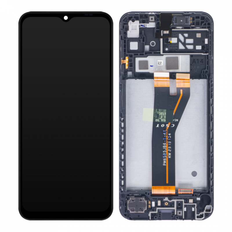 Samsung Samsung Galaxy A14 4G (A145F) LCD + Tactile + Châssis Noir (Original) OEM - Non EU S-930 Samsung Samsung Galaxy A14 4G (A145F) LCD + Tactile + Châssis Noir (Original) OEM - Non EU S-930
