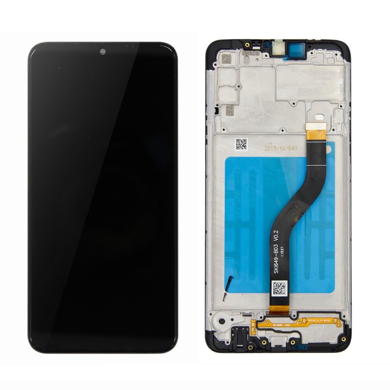 Samsung Ecran Samsung Galaxy A20s (A207) Noir + Châssis (Original) - OEM Samsung Ecran Samsung Galaxy A20s (A207) Noir + Châssis (Original) - OEM