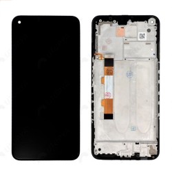 Ecran Xiaomi Redmi Note 9T/Note 9 Noir + Châssis (Original) - OEM