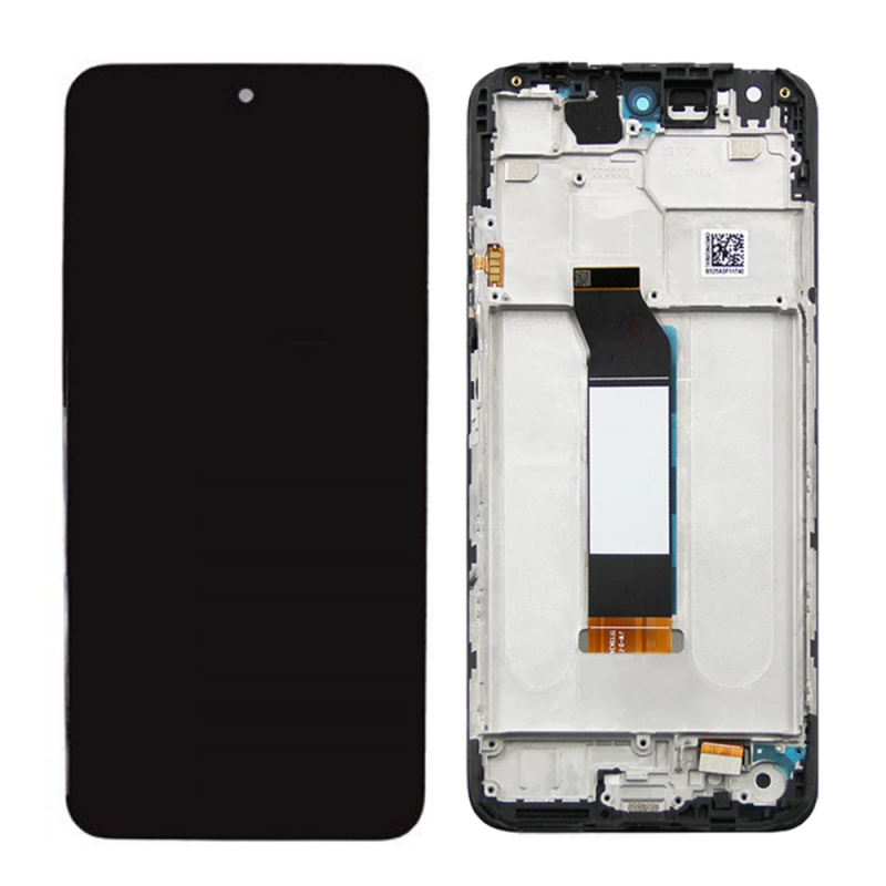 Ecran Xiaomi Poco M5/M4 5G Noir/Tarnish + Châssis (Original) OEM