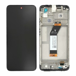 Xiaomi Ecran Xiaomi Redmi 10 2021 Noir/Tarnish + Châssis (Original) OEM (X-402)