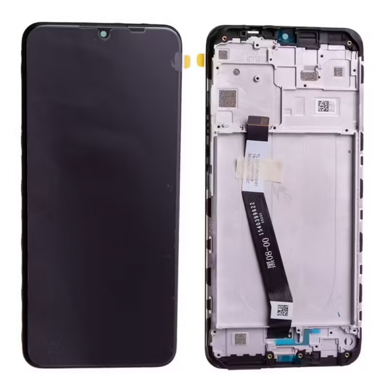 Ecran Xiaomi Redmi 9 Noir + Châssis (Original) OEM