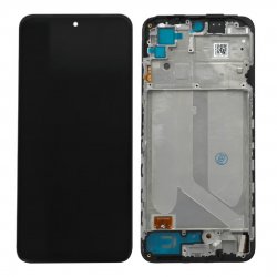 Xiaomi Ecran Xiaomi Redmi Note 10 / Note 10S / Poco M5S Noir + Châssis (Original) OEM X-418