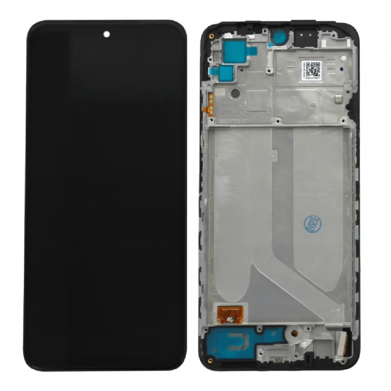 Ecran Xiaomi Redmi Note 10 / Note 10S / Poco M5S Noir + Châssis (Original) OEM