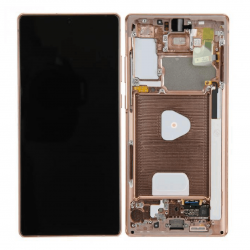 Ecran Samsung Galaxy Note 20 2020 (N980/N981) sans Châssis Bronze (OEM Soft Oled)