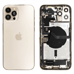 Châssis Complet iPhone 12 Pro Max Or - Connecteur de Charge + Batterie  (Origine Demonté) Grade B