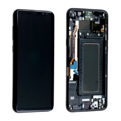 Ecran Samsung Galaxy S8 Plus (G955F) Noir Carbone + Châssis (OEM Soft Oled)