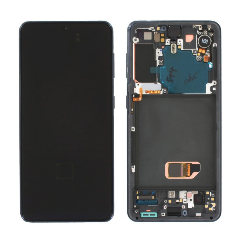 Samsung Ecran Samsung Galaxy S21 Noir + Châssis (OEM Soft Oled) Samsung Ecran Samsung Galaxy S21 Noir + Châssis (OEM Soft Oled)