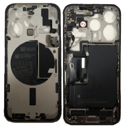 Chassis Arrière iPhone 15 Pro sans Vitre Arrière avec Batterie Titane Bleu (Origine Demonté) Grade A