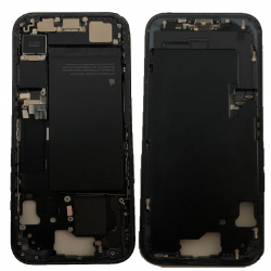 Chassis Arrière iPhone 15 sans Vitre Arrière avec Batterie Titane Noir (Origine Demonté) Grade A