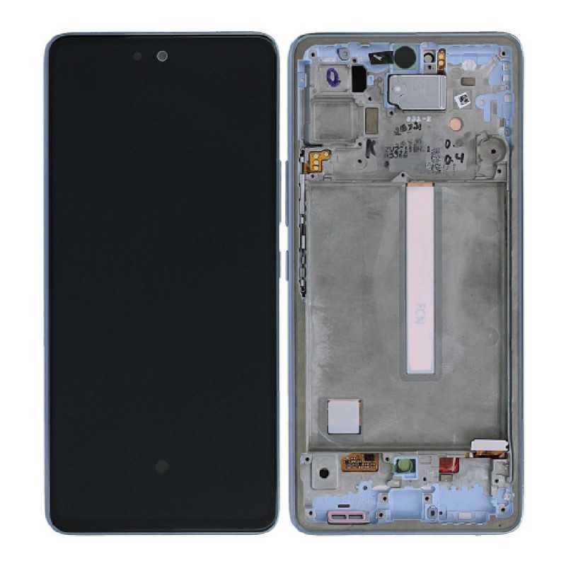 Samsung Ecran Samsung Galaxy A53 5G (A536B) Bleu + Châssis (OLED) Samsung Ecran Samsung Galaxy A53 5G (A536B) Bleu + Châssis (OLED)