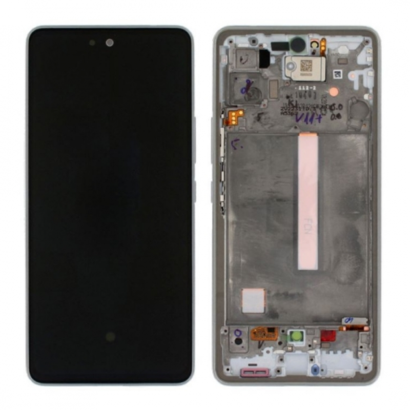 Samsung Ecran Samsung Galaxy A53 5G (A536B) Argent + Châssis (OLED)