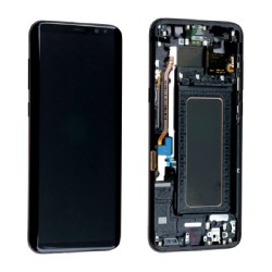 Samsung Ecran Samsung Galaxy S8 Plus (G955F) Noir Carbone + Chassis (Service Pack)