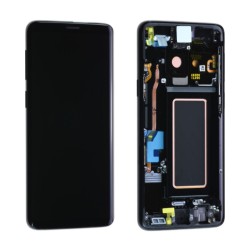 Ecran Samsung Galaxy S9 (G960F) Noir + Châssis (Service Pack)