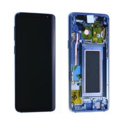 Ecran Samsung Galaxy S9 (G960F) Bleu + Châssis (Service Pack)