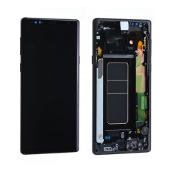 Samsung Ecran Samsung Galaxy Note 9 (N960F) Noir Profond + Châssis (Service Pack)