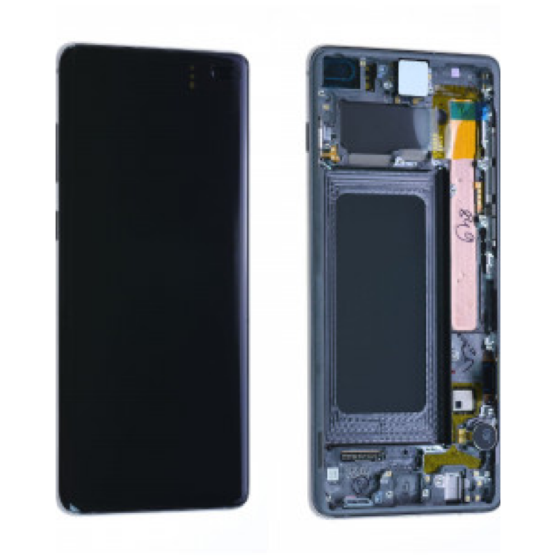Samsung Ecran Samsung Galaxy S10 Plus (G975F) Noir + Châssis (Service Pack) Samsung Ecran Samsung Galaxy S10 Plus (G975F) Noir + Châssis (Service Pack)