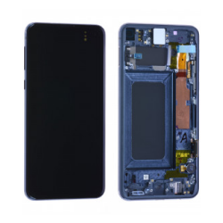 Samsung Ecran Samsung Galaxy S10 (G973F) Noir Prisme + Châssis (Service Pack)