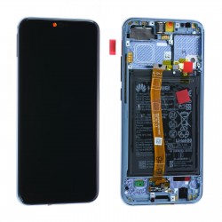 Ecran Huawei Honor 10 Noir Sur Châssis + Batterie (Service pack)