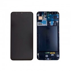 Ecran Samsung Galaxy A71 (A715) Noir + Châssis (Service Pack)
