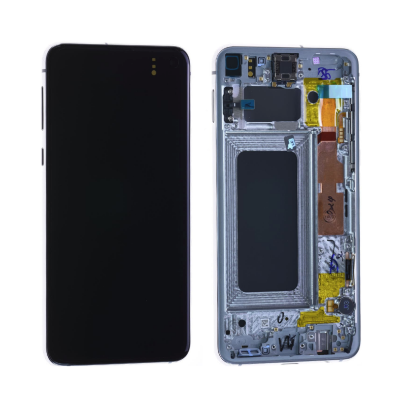 Samsung Ecran Samsung Galaxy S10E (G970) Blanc Sur Châssis (Service Pack) Samsung Ecran Samsung Galaxy S10E (G970) Blanc Sur Châssis (Service Pack)