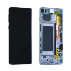 Samsung Ecran Samsung Galaxy S10 (G973) Blanc + Châssis (Service Pack)