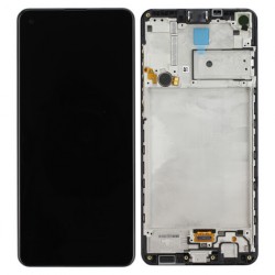 Samsung Ecran Samsung Galaxy A21S (A217F) Noir + Châssis (Service Pack)