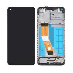 Samsung Ecran Samsung Galaxy A11 (A115F) Noir + Châssis (Service Pack)