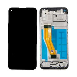 Ecran Samsung Galaxy M11 (M115F) Noir + Châssis (Service Pack)