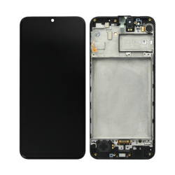 Samsung Ecran Samsung Galaxy M31 2020 (M315) Noir + Châssis (Service Pack)