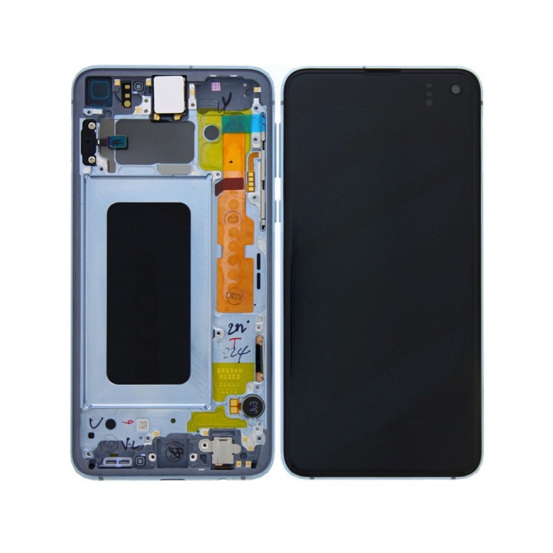 Samsung Ecran Samsung Galaxy S10E (G970) Prism Bleu Sur Châssis (Service Pack) Samsung Ecran Samsung Galaxy S10E (G970) Prism Bleu Sur Châssis (Service Pack)
