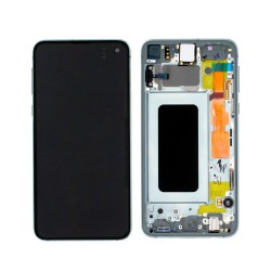 Samsung Ecran Samsung Galaxy S10E (G970) Prism Vert Sur Châssis (Service Pack)