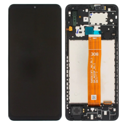 Samsung Ecran Samsung Galaxy A02 (A022) Noir + Chassis (Service Pack)