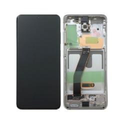Samsung Ecran Samsung Galaxy S20 4G/5G (G980/G981) Blanc + Châssis (Service Pack)
