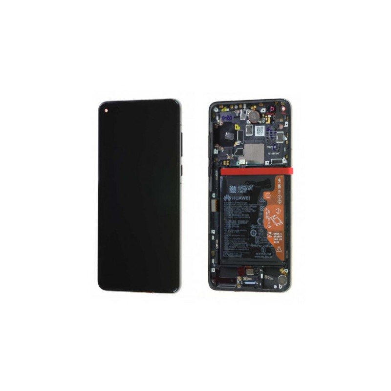 HUAWEI Ecran Huawei P40 Bleu Sur Châssis + Batterie (Service Pack) HUAWEI Ecran Huawei P40 Bleu Sur Châssis + Batterie (Service Pack)