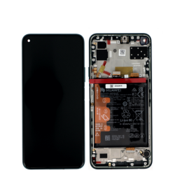 HUAWEI Ecran Huawei P40 Lite 5G Argent Sur Châssis + Batterie (Service Pack)