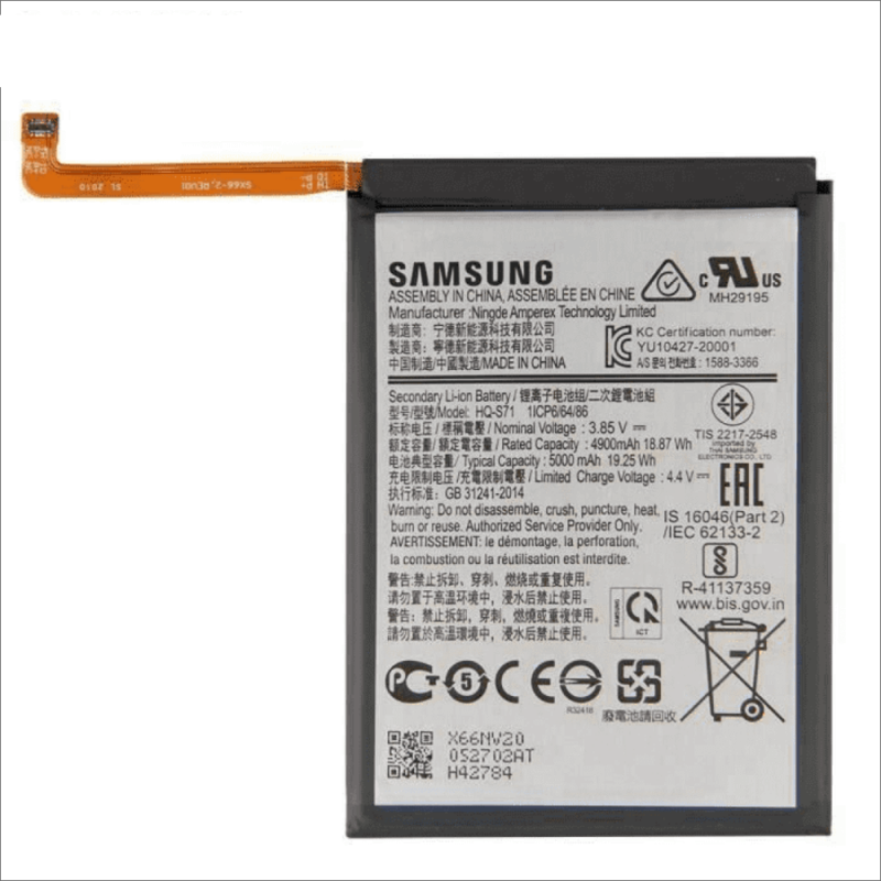 Samsung Batterie HQ-S71 Samsung Galaxy M11 (M115F) (Service Pack) Samsung Batterie HQ-S71 Samsung Galaxy M11 (M115F) (Service Pack)