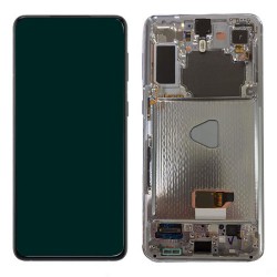 Samsung Ecran Samsung Galaxy S21 Plus (G996) Blanc + Châssis (Service Pack)
