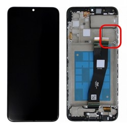 Samsung Ecran Samsung Galaxy A02S (A025G) / M02S (M025) Noir Sur Châssis (Service Pack) EU