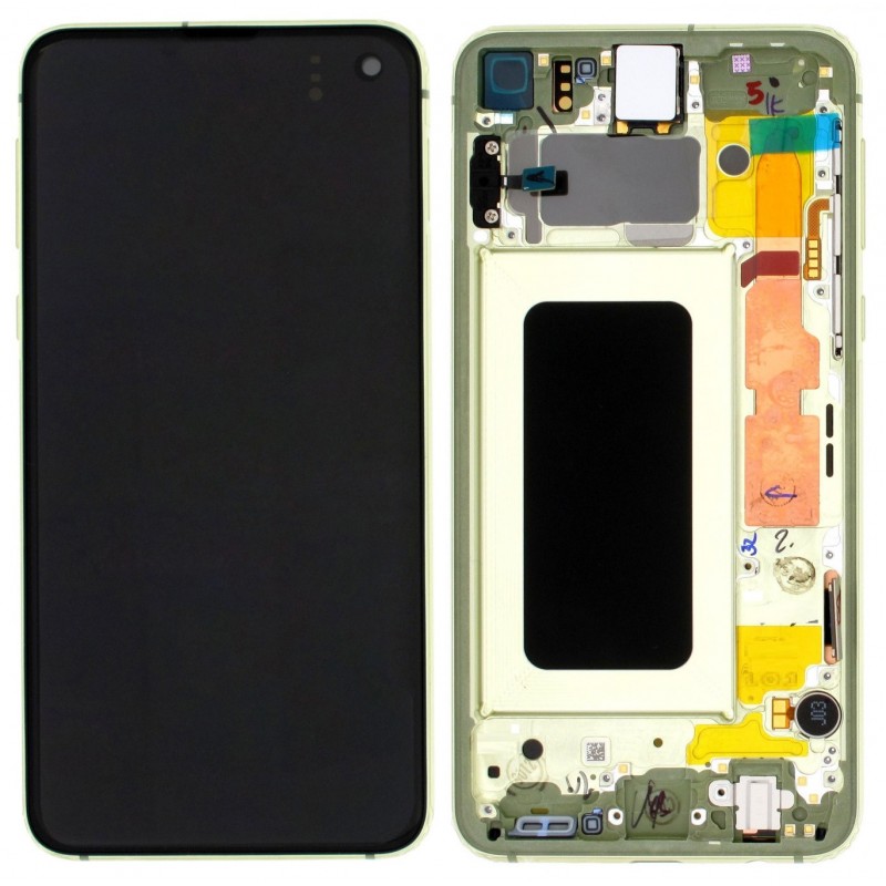 Samsung Ecran Samsung Galaxy S10E (G970) Jaune Sur Châssis (Service Pack) Samsung Ecran Samsung Galaxy S10E (G970) Jaune Sur Châssis (Service Pack)