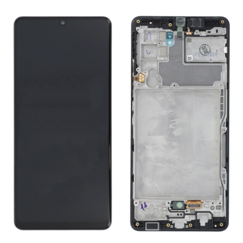 Samsung Ecran Samsung Galaxy A42 5G (A426B) / M42 5G (M426) Noir + Châssis (Service Pack)